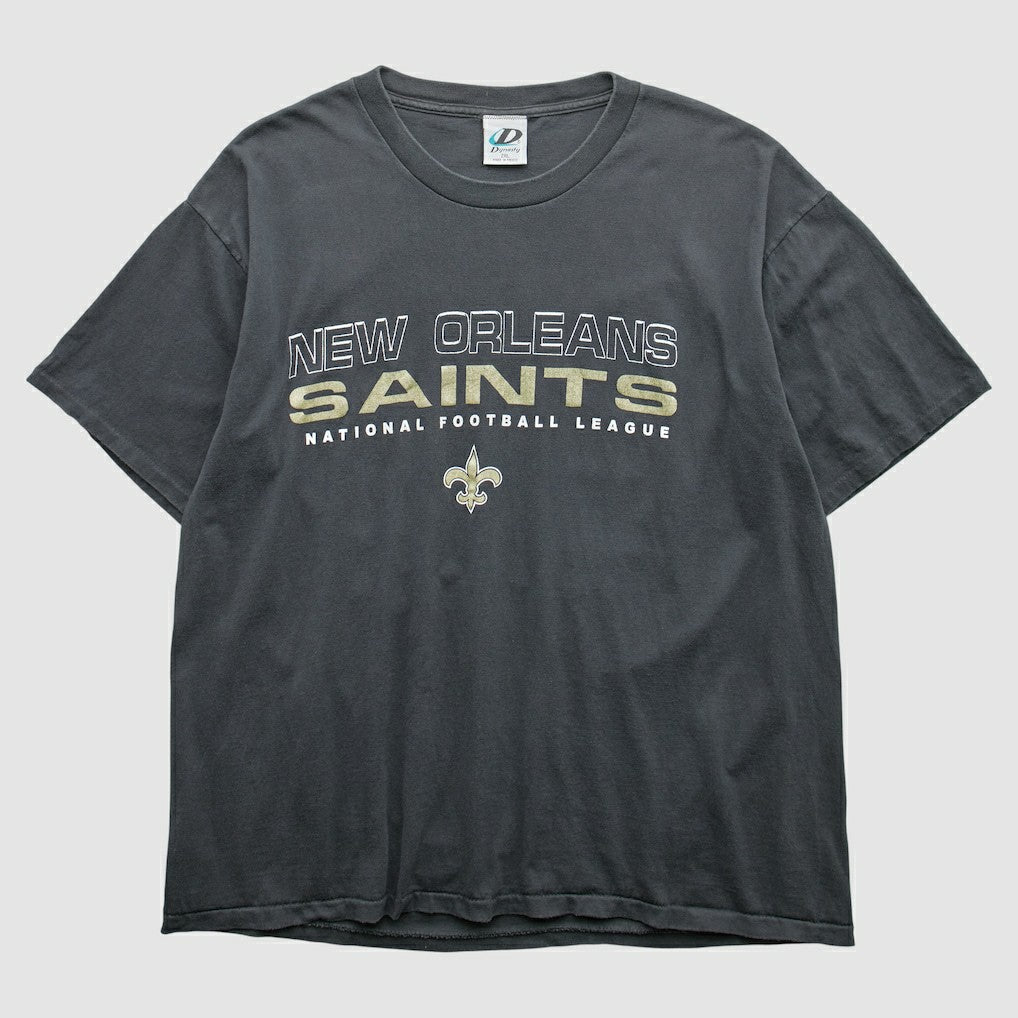 New Orleans Saints Dynasty 2000s T-Shirt - Black Vintage - Fanatics