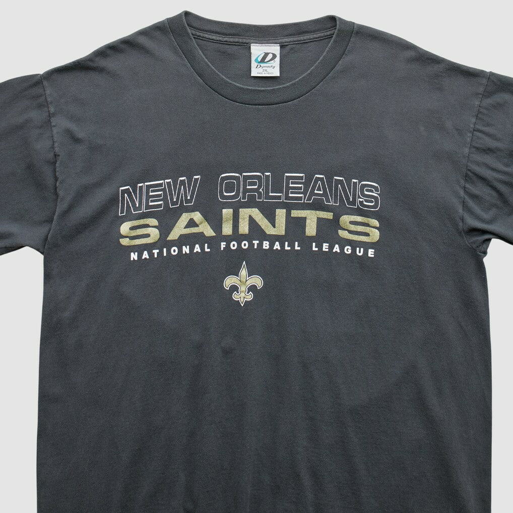 New Orleans Saints Dynasty 2000s T-Shirt - Black Vintage - Fanatics