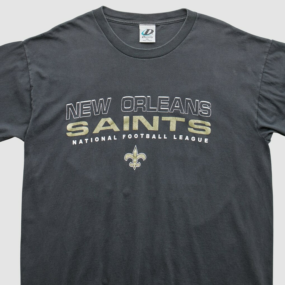 New Orleans Saints Dynasty 2000s T-Shirt - Black Vintage - Fanatics