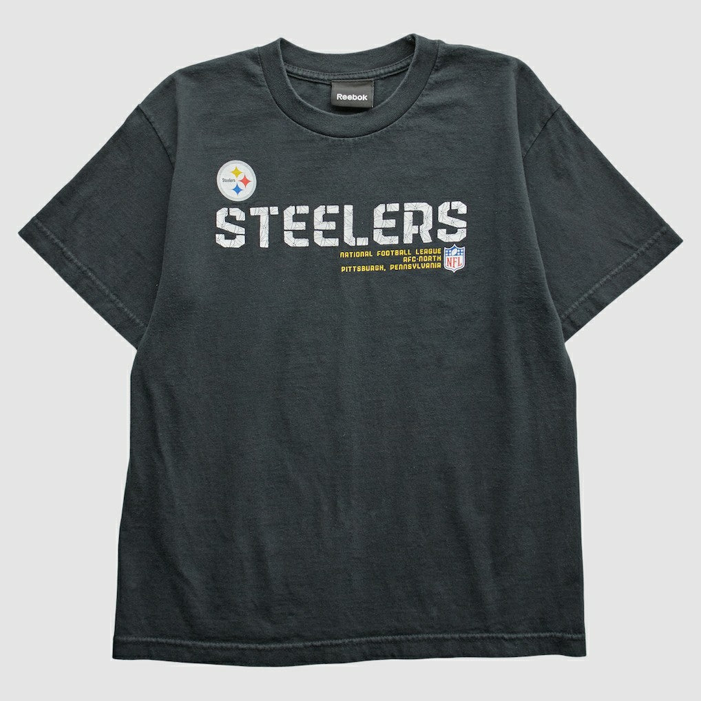 Pittsburgh Steelers Reebok 2000s T-Shirt - Black Vintage - Fanatics