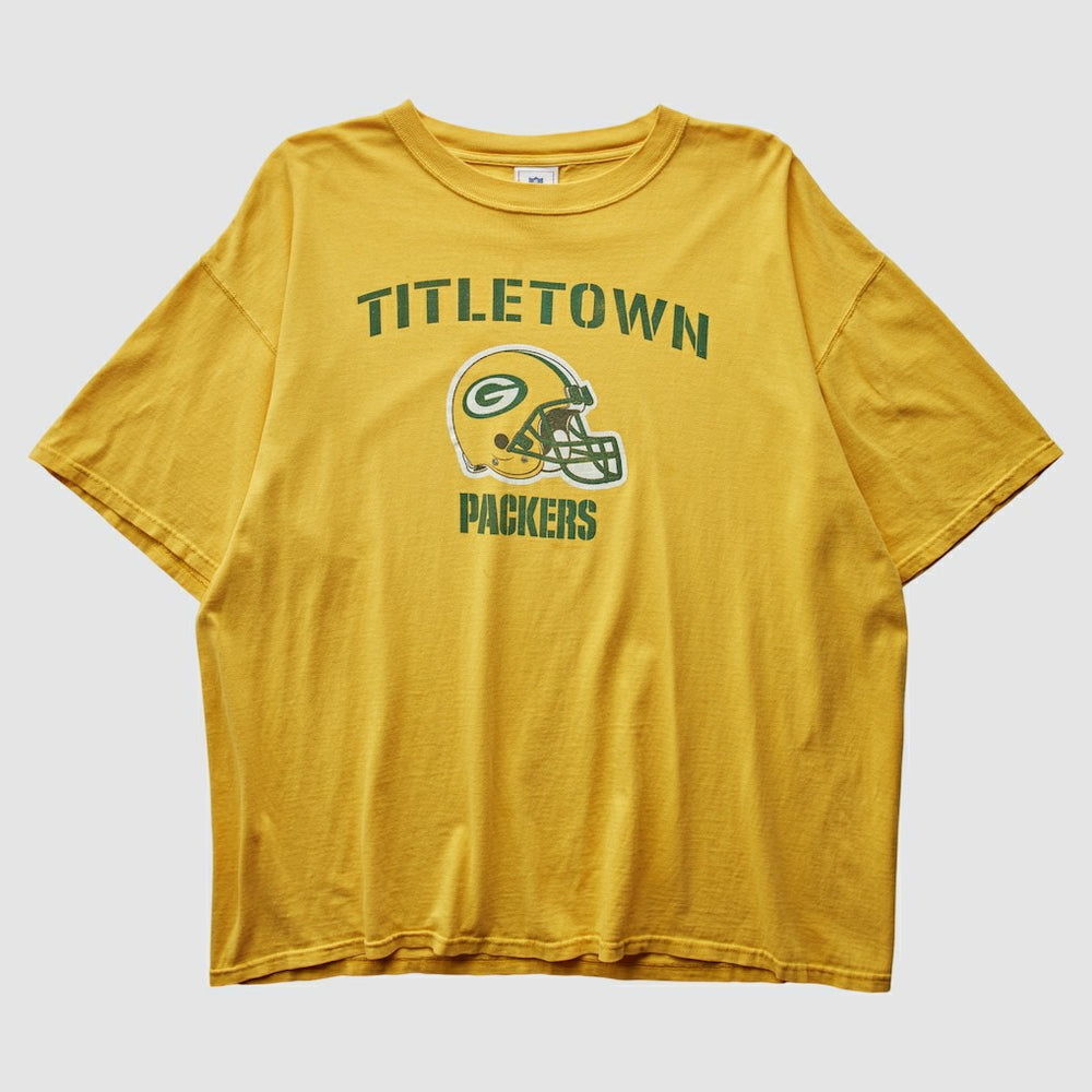 Green Bay Packers NFL 2000s T-Shirt - Yellow Vintage - Fanatics