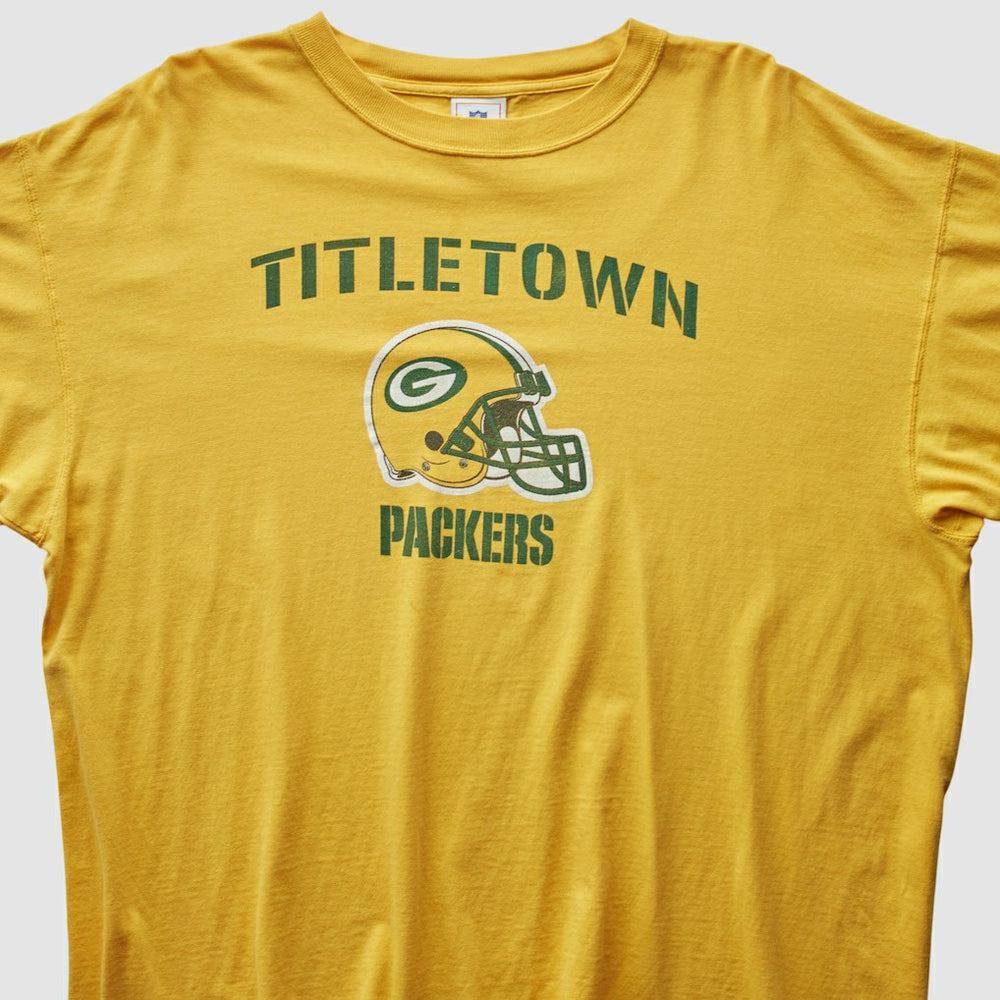 Green Bay Packers NFL 2000s T-Shirt - Yellow Vintage - Fanatics