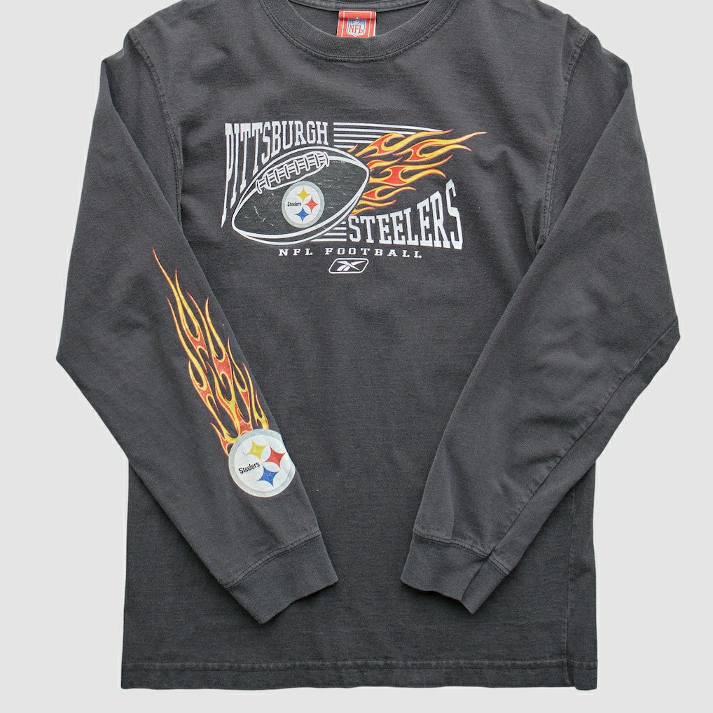 Pittsburgh Steelers NFL 2000s T-Shirt - Gray Vintage - Fanatics
