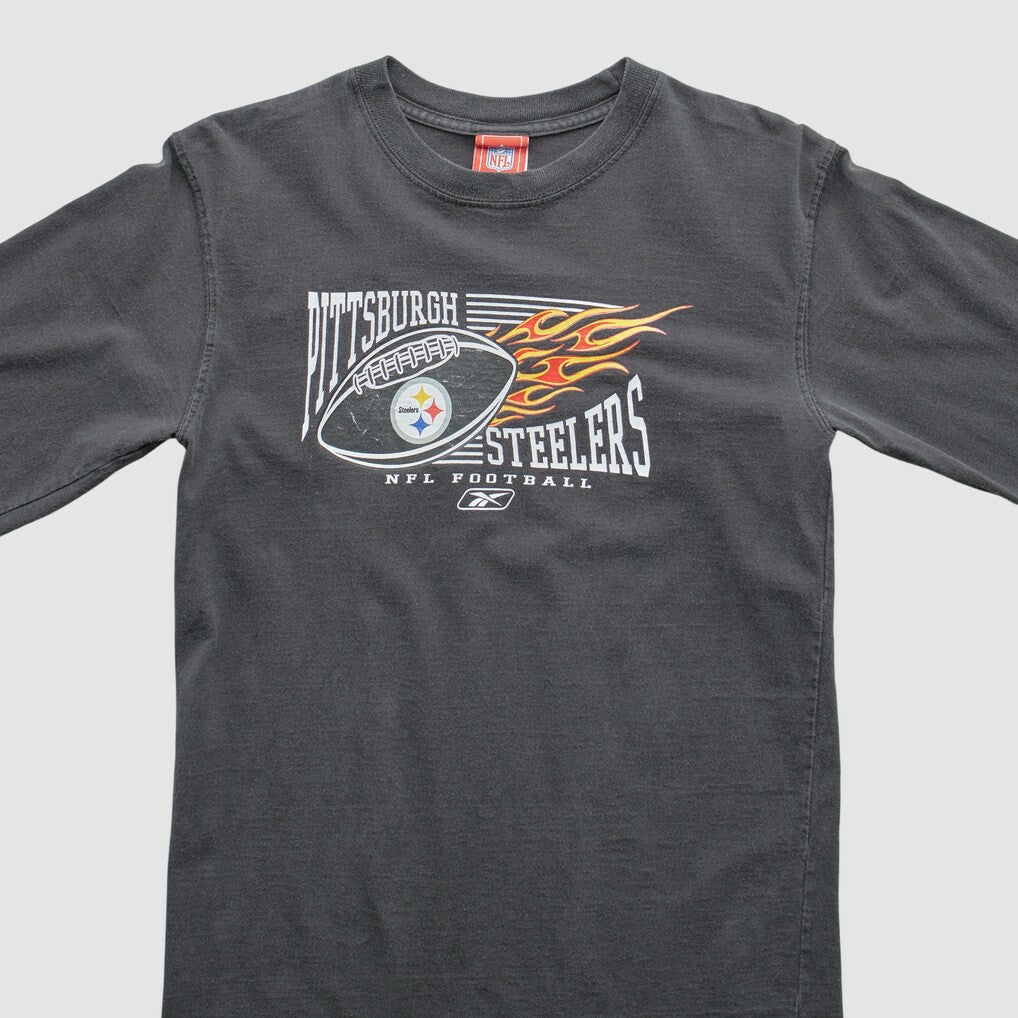 Pittsburgh Steelers NFL 2000s T-Shirt - Gray Vintage - Fanatics