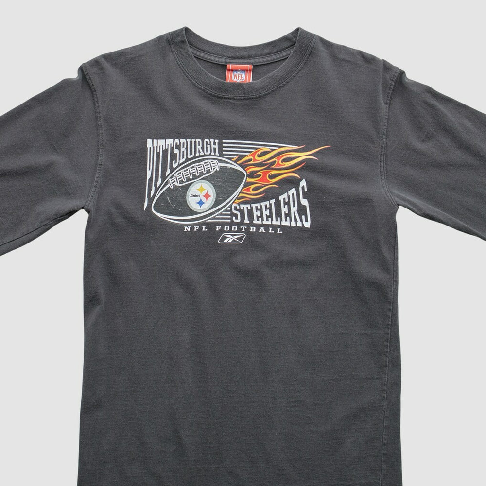 Pittsburgh Steelers NFL 2000s T-Shirt - Gray Vintage - Fanatics