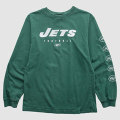 New York Jets Reebok 2000s T-Shirt - Green Vintage - Fanatics