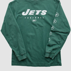 New York Jets Reebok 2000s T-Shirt - Green Vintage - Fanatics
