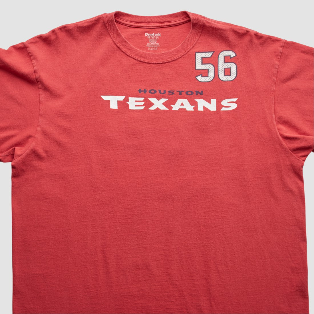 Houston Texans Reebok 2000s T-Shirt - Red Vintage - Fanatics