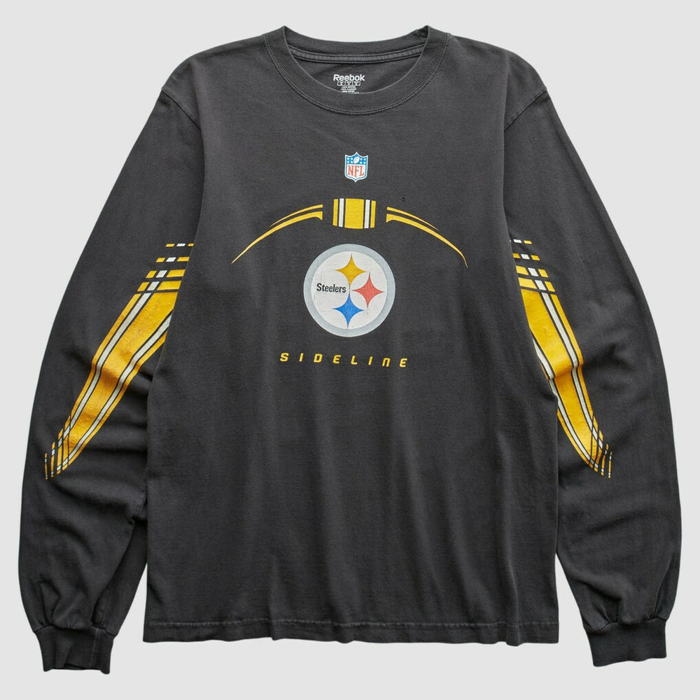 Pittsburgh Steelers Reebok 2000s T-Shirt - Black Vintage - Fanatics