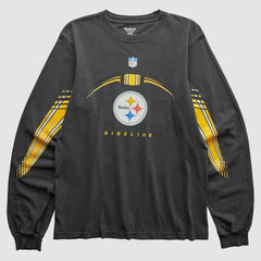 Pittsburgh Steelers Reebok 2000s T-Shirt - Black Vintage - Fanatics