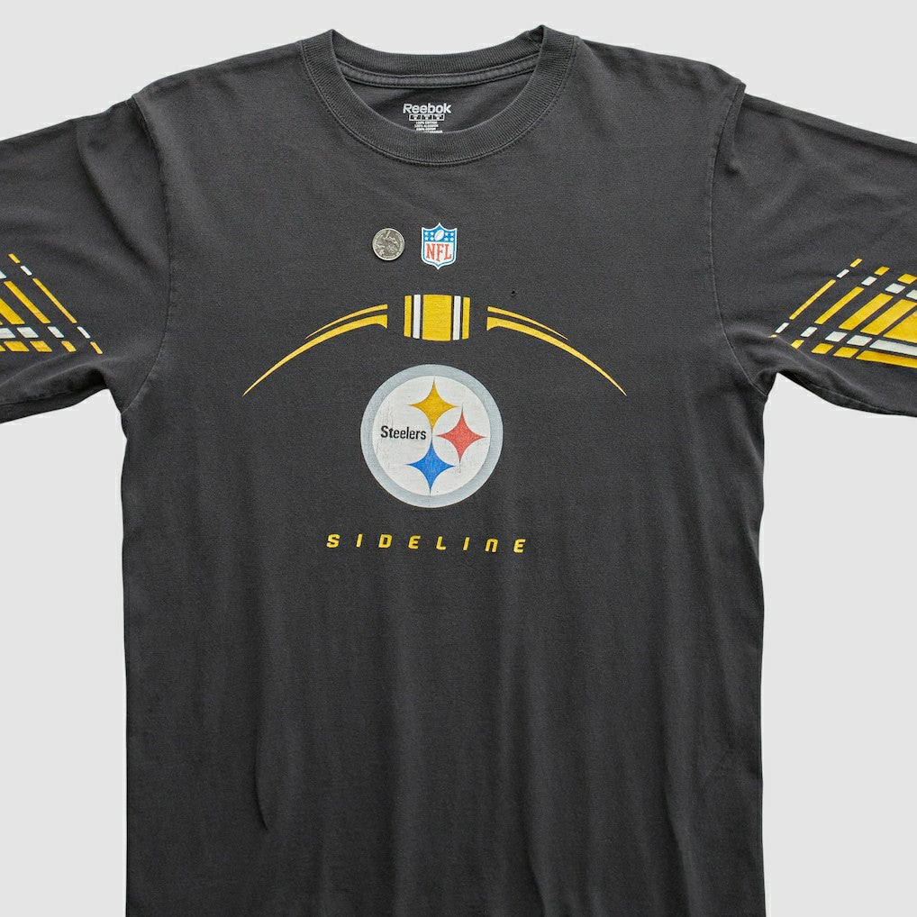 Pittsburgh Steelers Reebok 2000s T-Shirt - Black Vintage - Fanatics