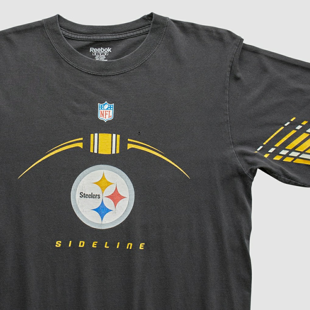 Pittsburgh Steelers Reebok 2000s T-Shirt - Black Vintage - Fanatics