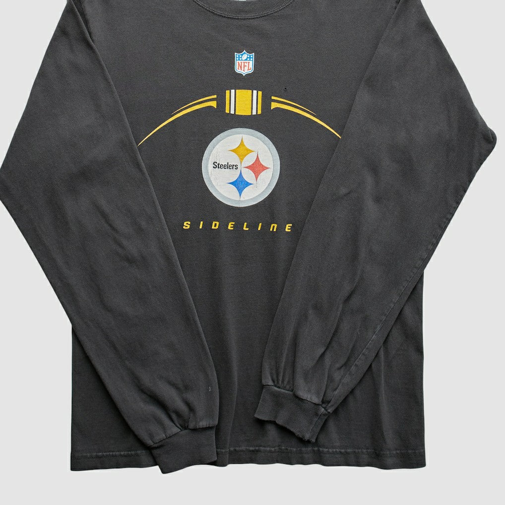 Pittsburgh Steelers Reebok 2000s T-Shirt - Black Vintage - Fanatics