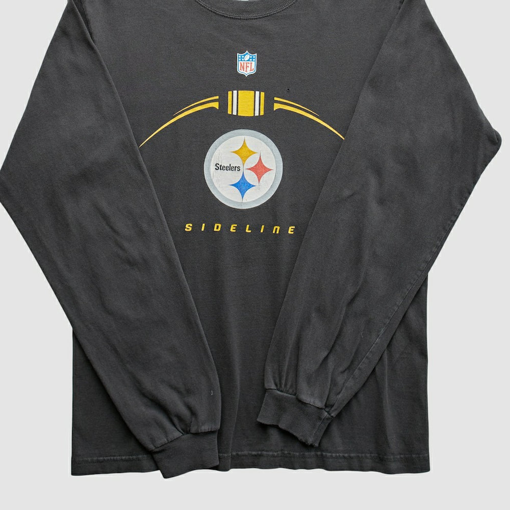 Pittsburgh Steelers Reebok 2000s T-Shirt - Black Vintage - Fanatics