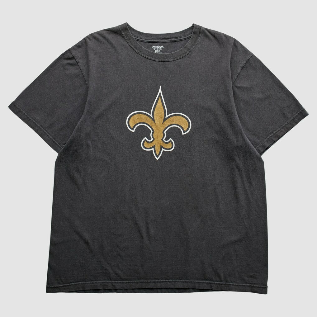 New Orleans Saints Reebok 2000s T-Shirt - Black Vintage - Fanatics
