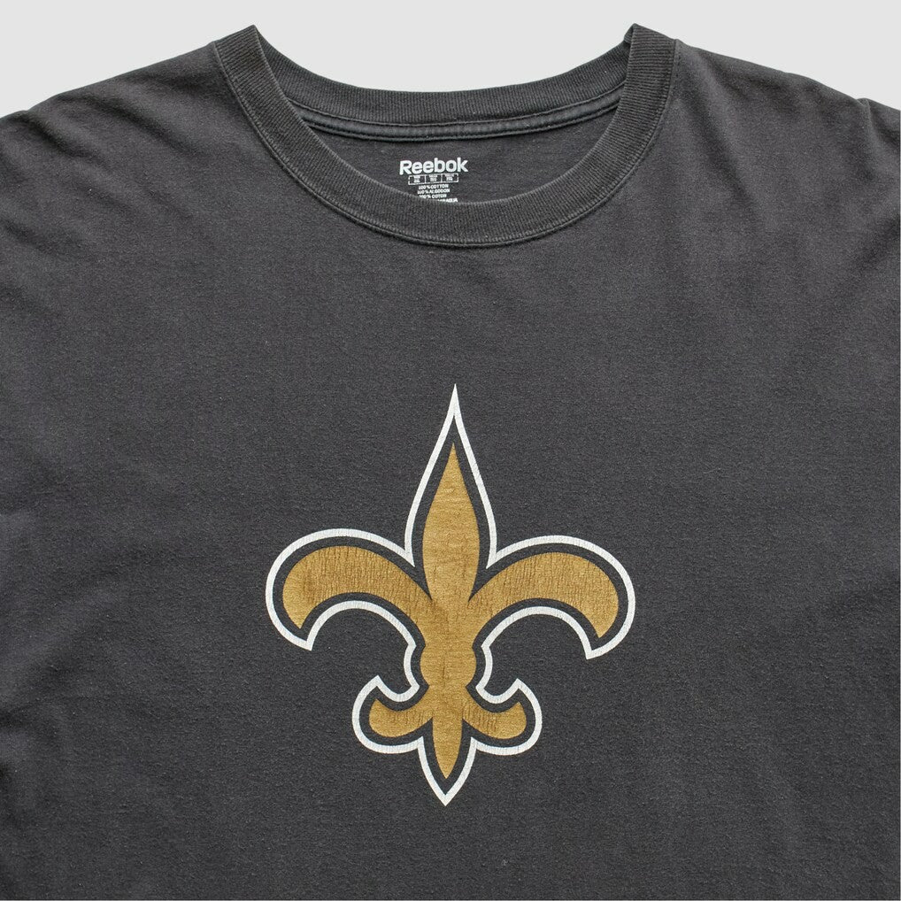 New Orleans Saints Reebok 2000s T-Shirt - Black Vintage - Fanatics