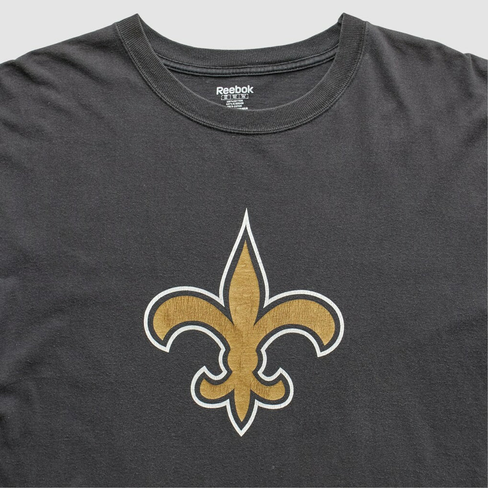 New Orleans Saints Reebok 2000s T-Shirt - Black Vintage - Fanatics
