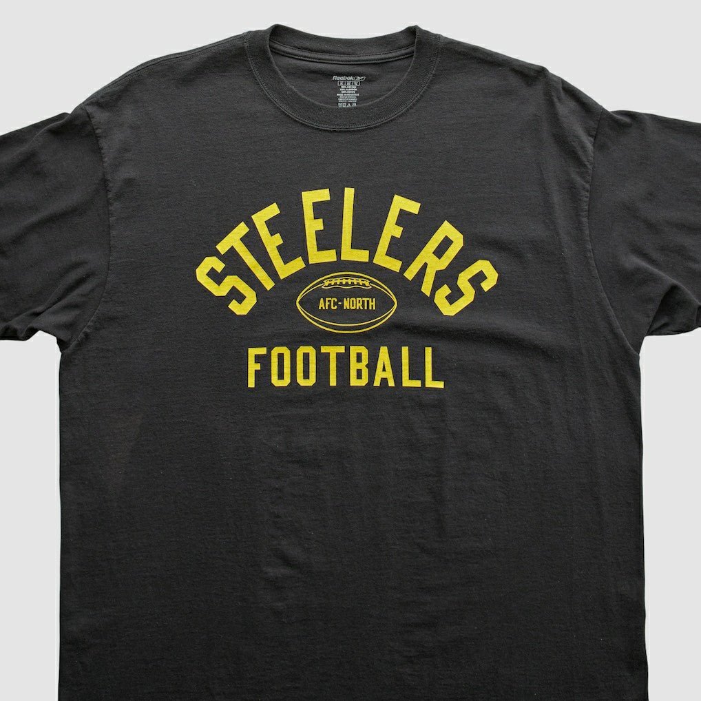 Pittsburgh Steelers Reebok 2000s T-Shirt - Black Vintage - Fanatics