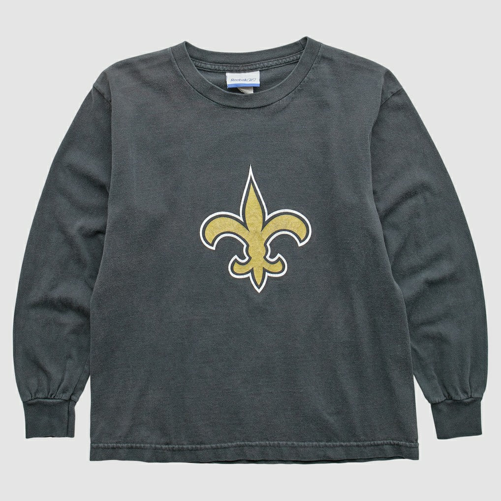 New Orleans Saints Reebok 2000s Long Sleeve T-Shirt - Black Vintage - Fanatics