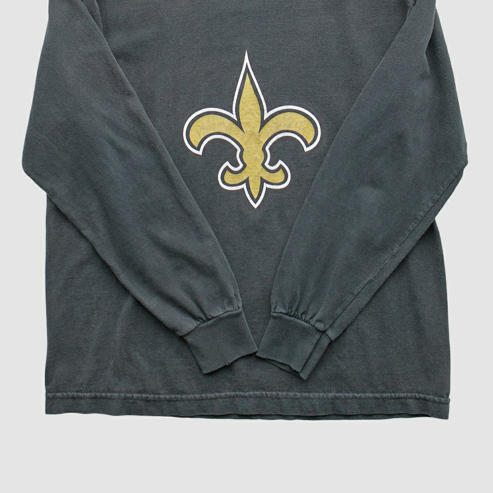 New Orleans Saints Reebok 2000s Long Sleeve T-Shirt - Black Vintage - Fanatics