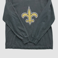 New Orleans Saints Reebok 2000s Long Sleeve T-Shirt - Black Vintage - Fanatics
