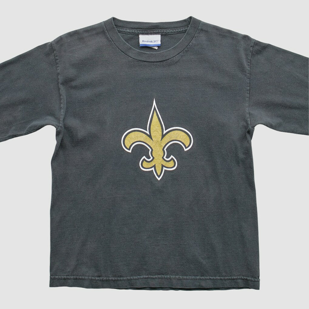 New Orleans Saints Reebok 2000s Long Sleeve T-Shirt - Black Vintage - Fanatics