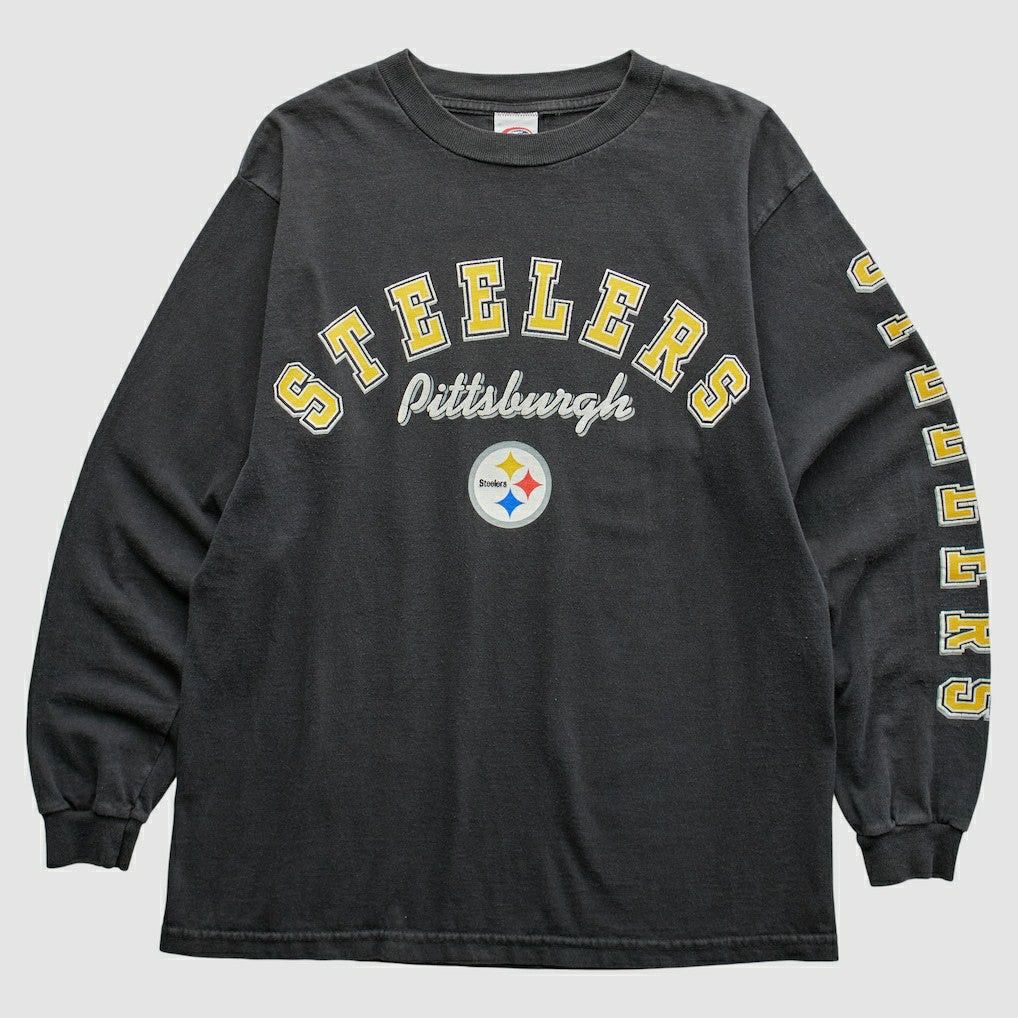 Pittsburgh Steelers 2000s T-Shirt - Black Vintage - Fanatics