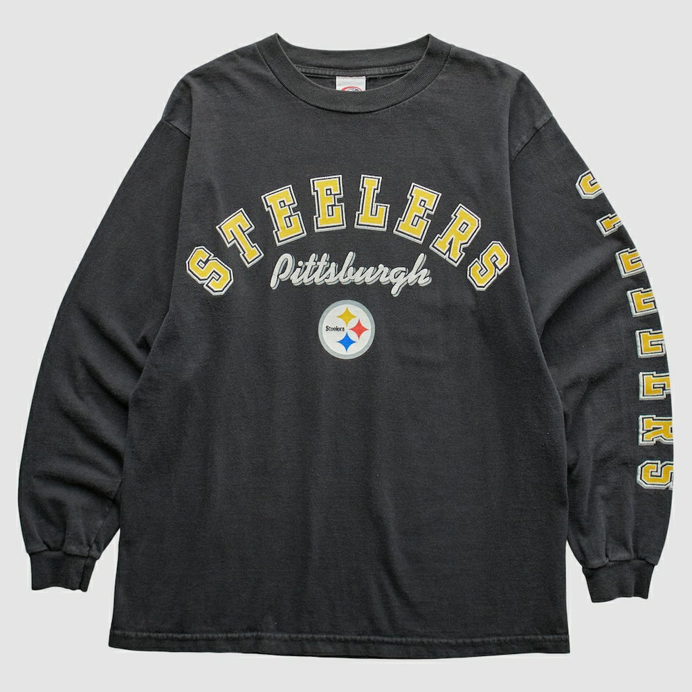 Pittsburgh Steelers 2000s T-Shirt - Black Vintage - Fanatics