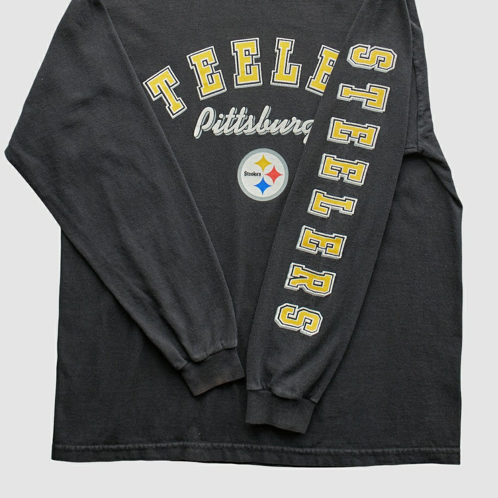 Pittsburgh Steelers 2000s T-Shirt - Black Vintage - Fanatics