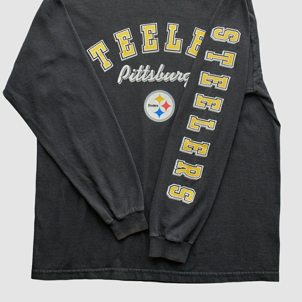 Pittsburgh Steelers 2000s T-Shirt - Black Vintage - Fanatics