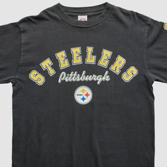 Pittsburgh Steelers 2000s T-Shirt - Black Vintage - Fanatics