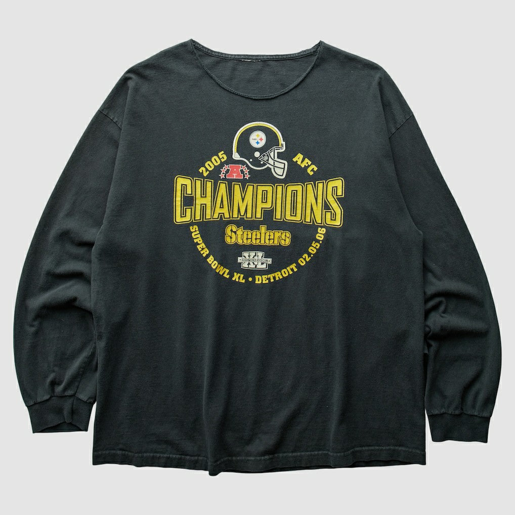 Pittsburgh Steelers 2005 Sweatshirt - Black Vintage - Fanatics