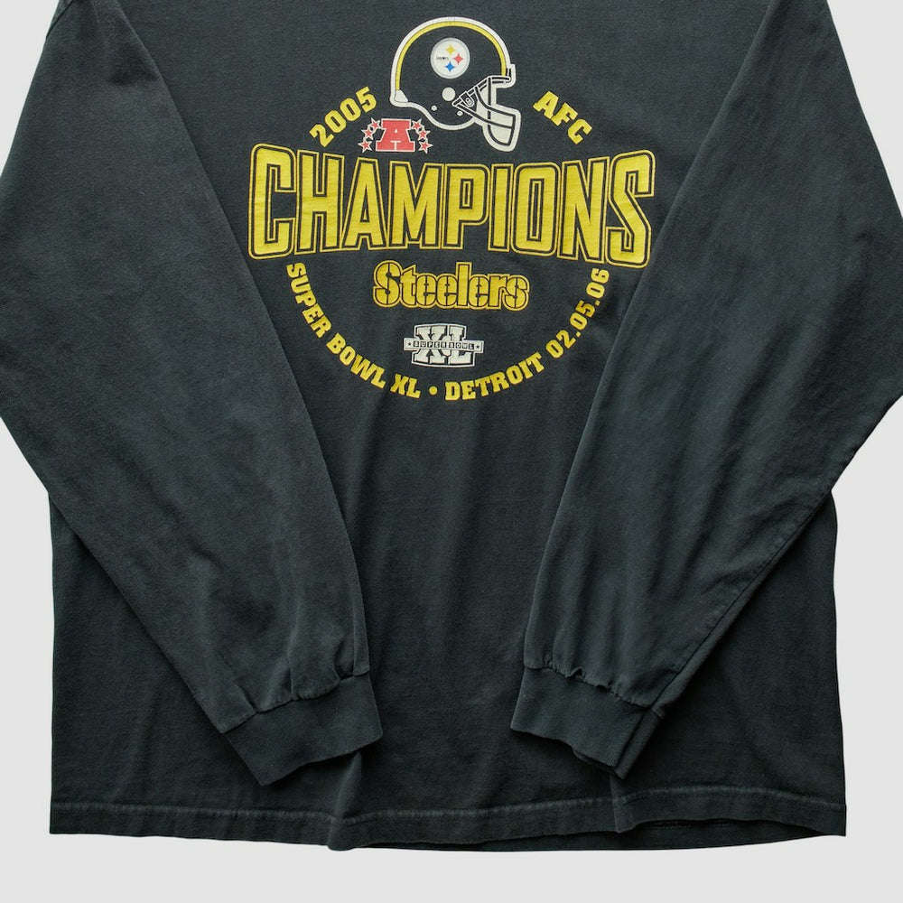 Pittsburgh Steelers 2005 Sweatshirt - Black Vintage - Fanatics
