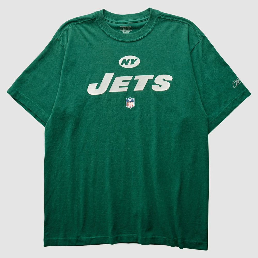 New York Jets Reebok 2000s T-Shirt - Green Vintage - Fanatics