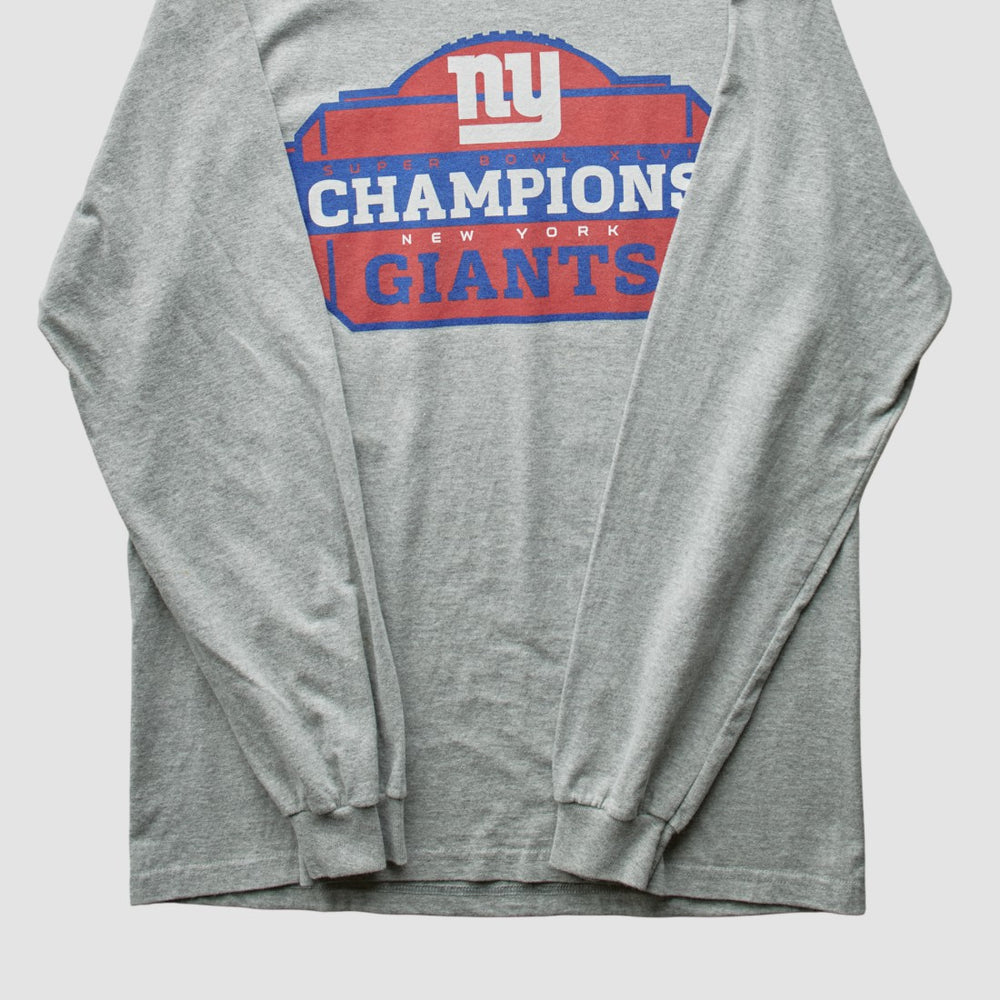 New York Giants Reebok 2012 T-Shirt - Gray Vintage - Fanatics