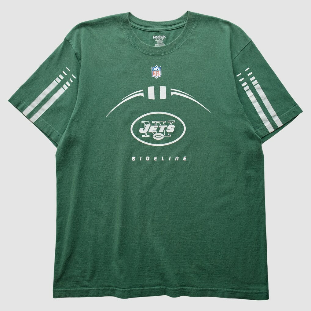 New York Jets Reebok 2000s T-Shirt - Green Vintage - Fanatics