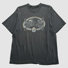 Pittsburgh Steelers 90s T-Shirt - Gray Vintage - Fanatics