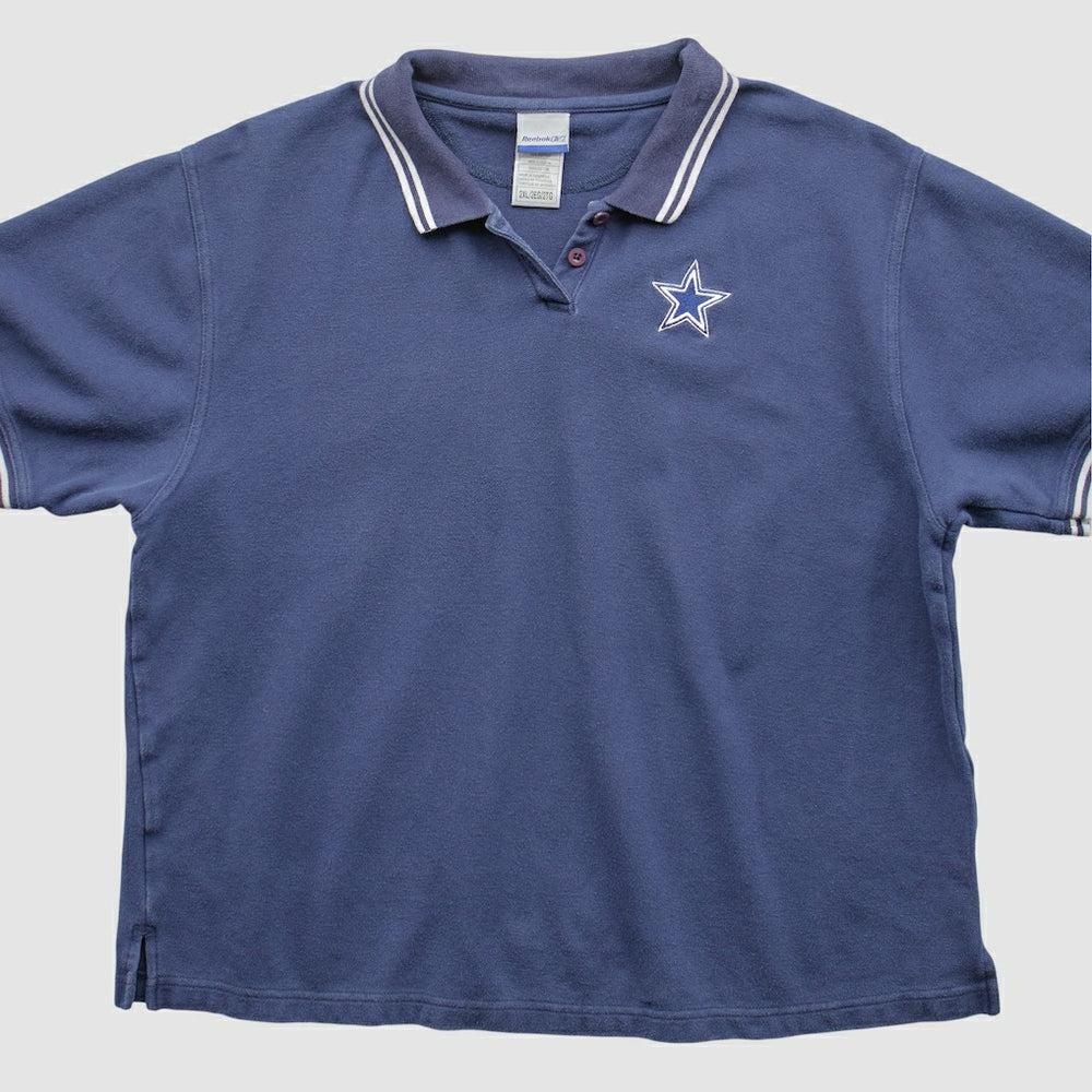 Dallas Cowboys Reebok 2000s Polo - Navy Vintage - Fanatics