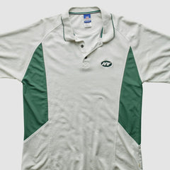 New York Jets Reebok 2000s Polo - 3 Buttons T-Shirt - White Vintage - Fanatics