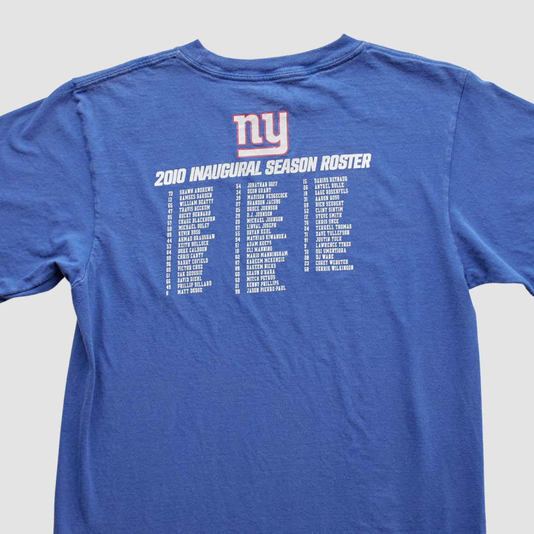 New York Giants 2010 T-Shirt - Blue Vintage - Fanatics