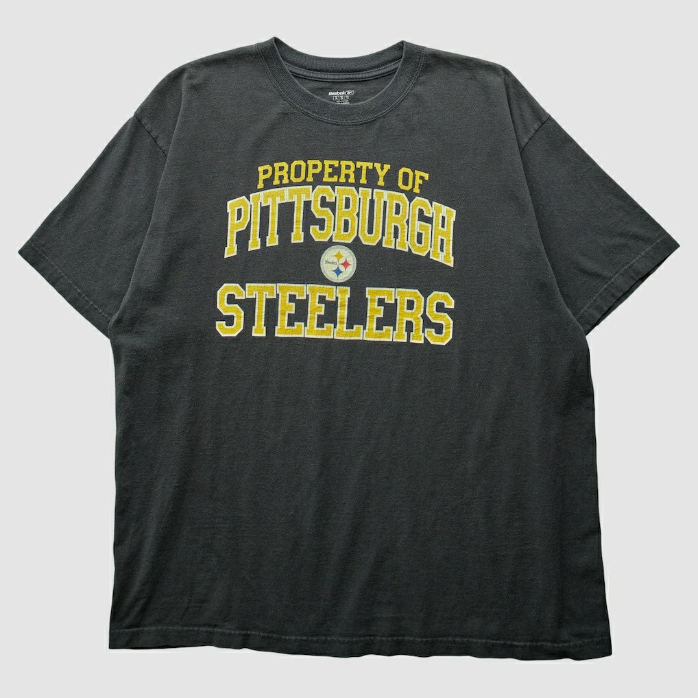 Pittsburgh Steelers Reebok 2000s T-Shirt - Black Vintage - Fanatics