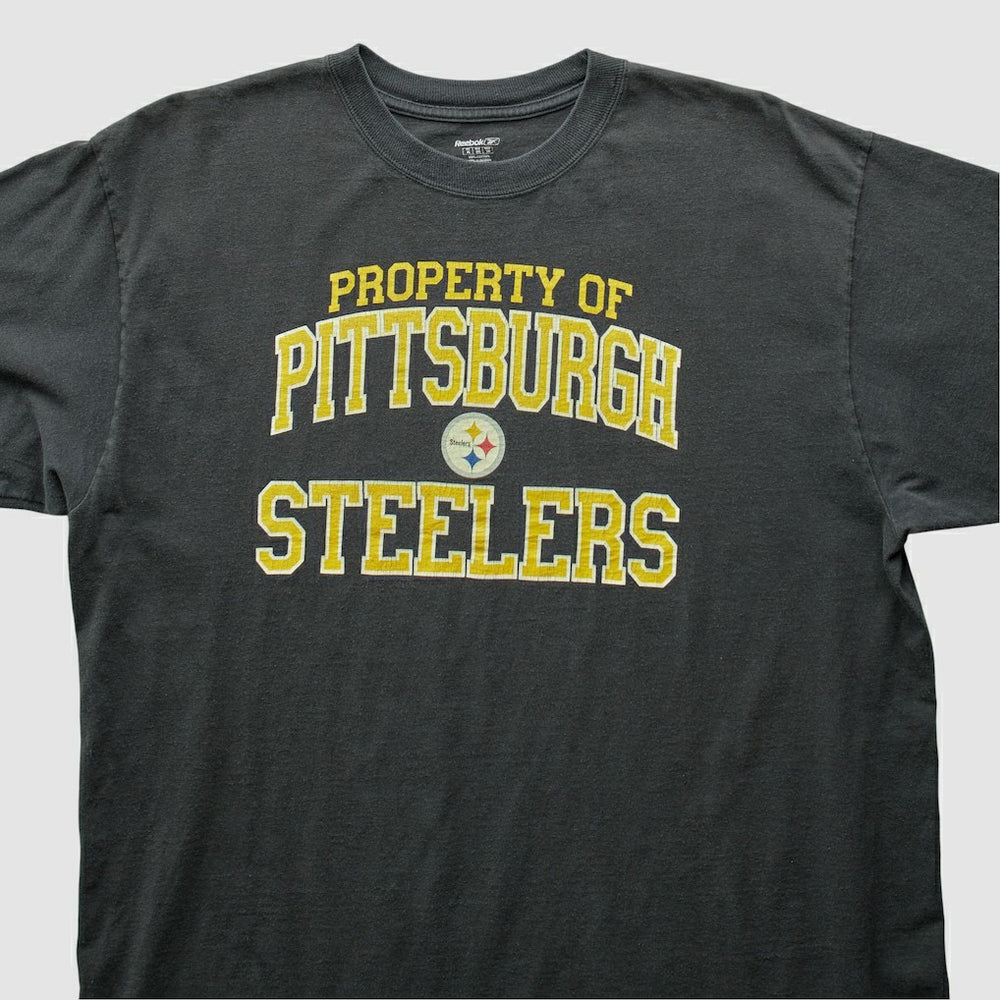 Pittsburgh Steelers Reebok 2000s T-Shirt - Black Vintage - Fanatics
