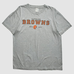 Cleveland Browns Majestic 2000s T-Shirt - Gray Vintage - Fanatics