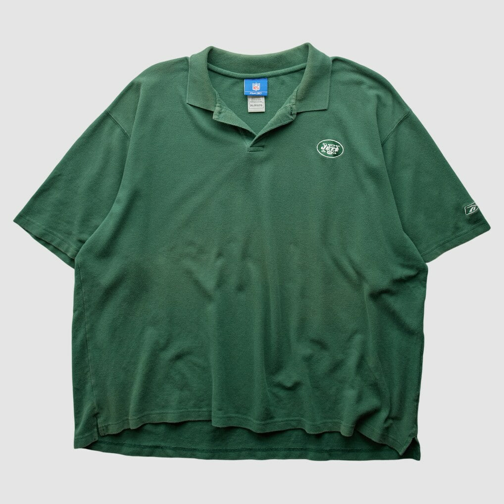 New York Jets Reebok 2000s Polo - Green Vintage - Fanatics