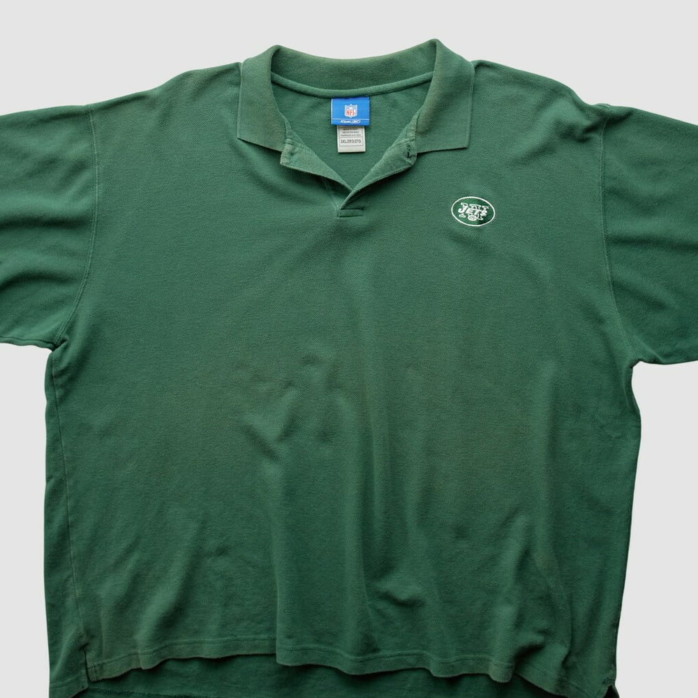 New York Jets Reebok 2000s Polo - Green Vintage - Fanatics
