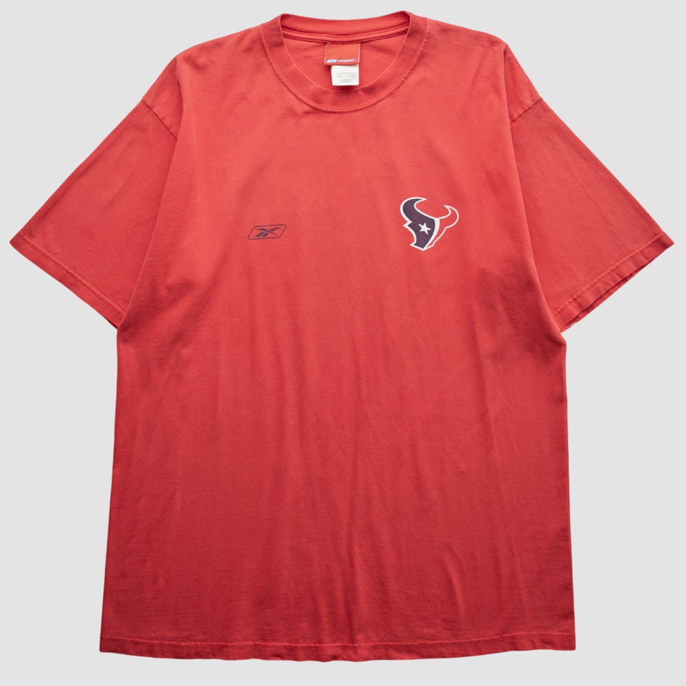 Houston Texans Reebok 2000s T-Shirt - Red Vintage - Fanatics