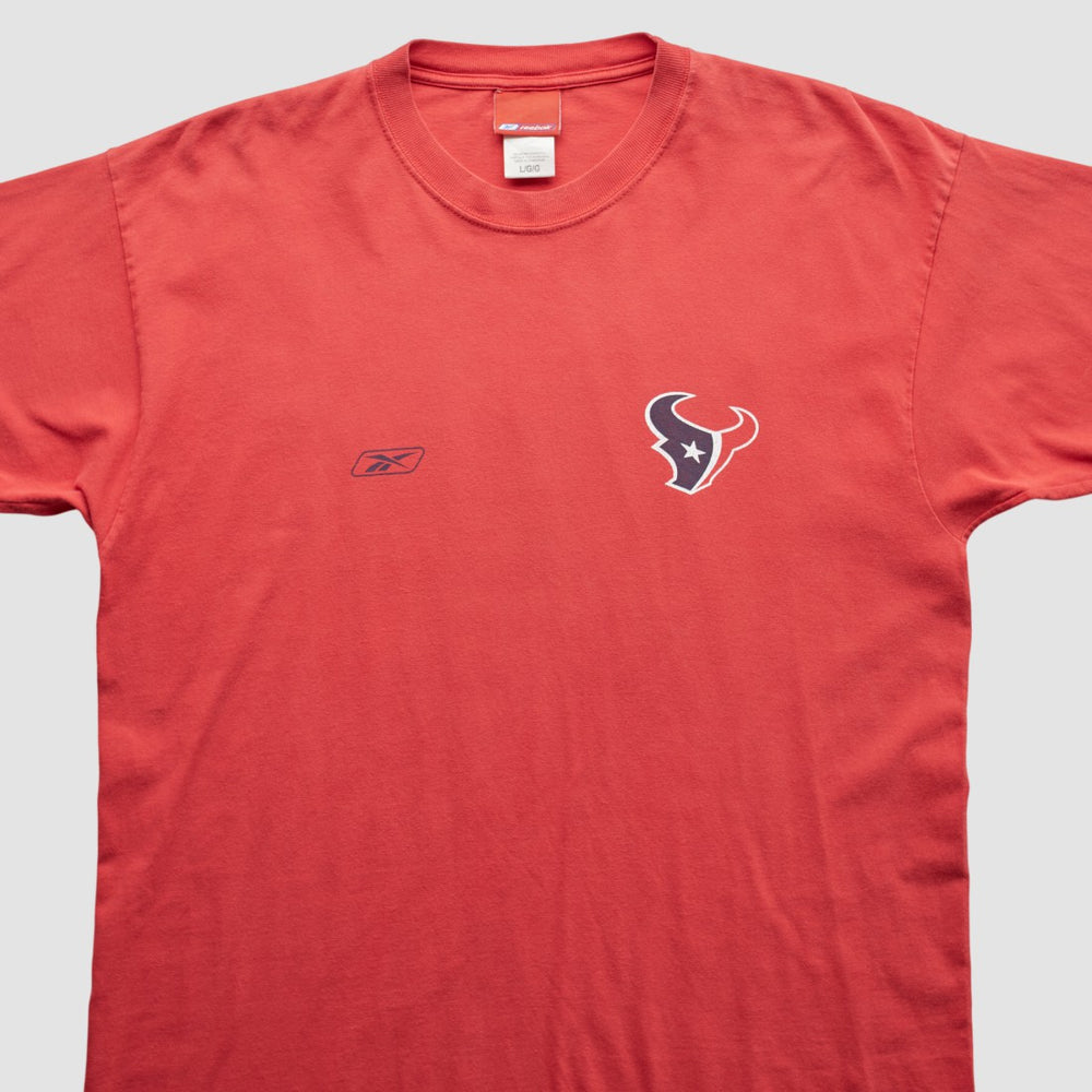 Houston Texans Reebok 2000s T-Shirt - Red Vintage - Fanatics