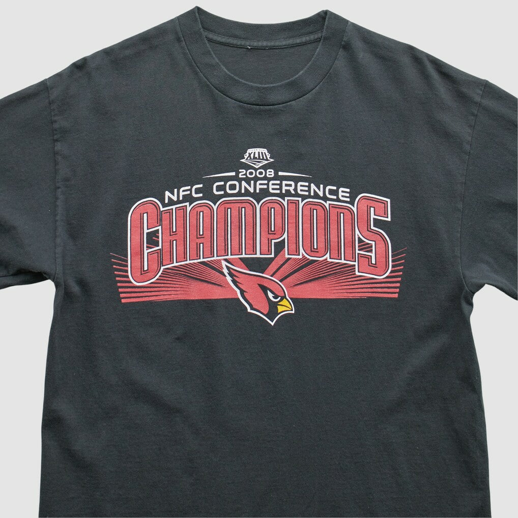 Arizona Cardinals 2008 T-Shirt - Black Vintage - Fanatics
