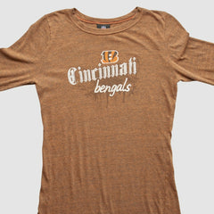 Cincinnati Bengals NFL 2010s T-Shirt - Brown Vintage - Fanatics