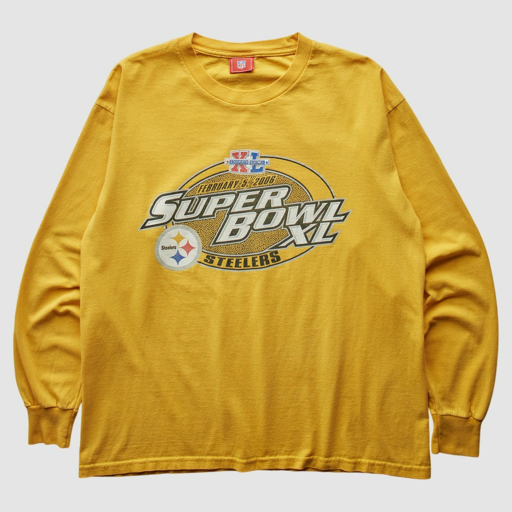 Pittsburgh Steelers NFL 2006 T-Shirt - Yellow Vintage - Fanatics